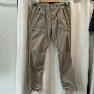 Abercrombie & Fitch Cargo Slim Straight  Pants Tan Men's Size 36x 32